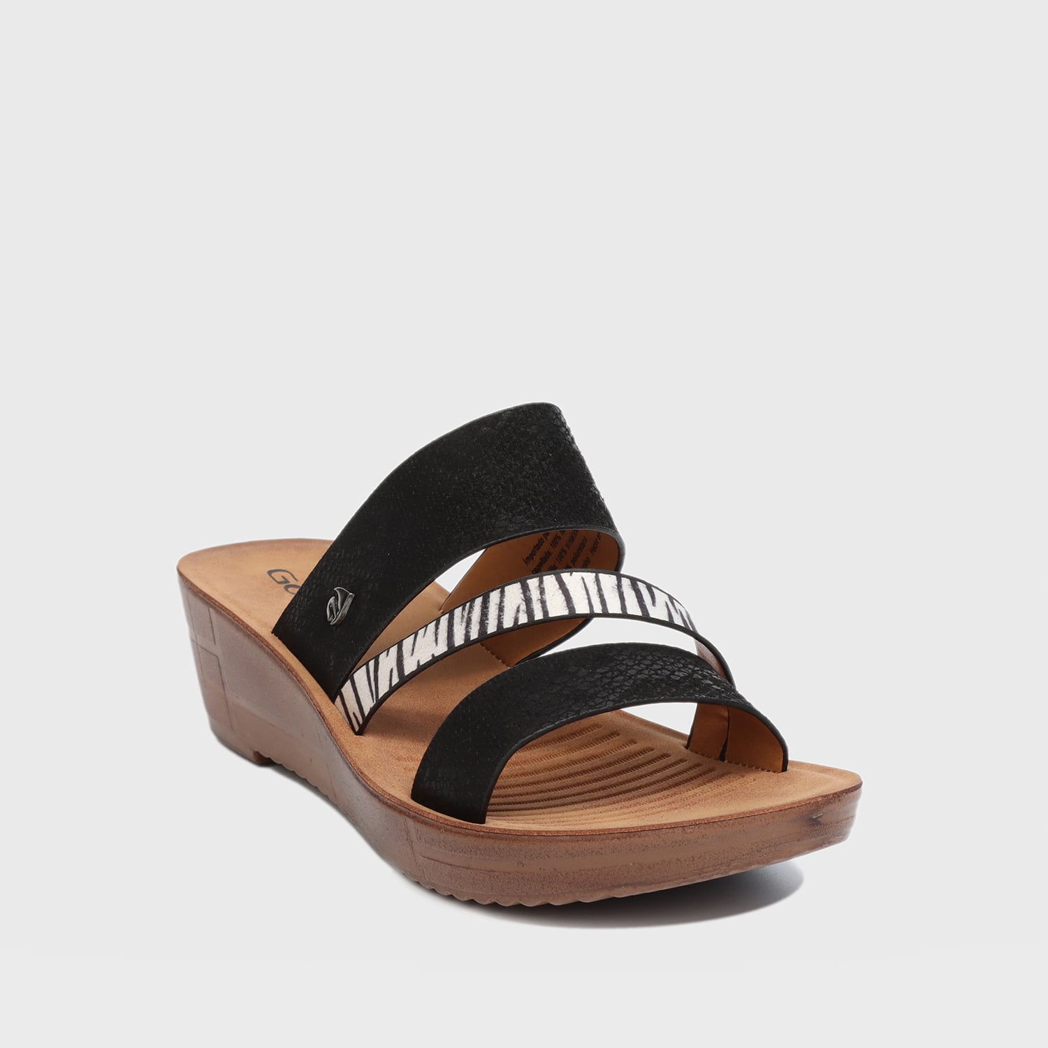 BOTÍN MUJER NEGRO PLATAFORMA 36034 CASUAL - 3