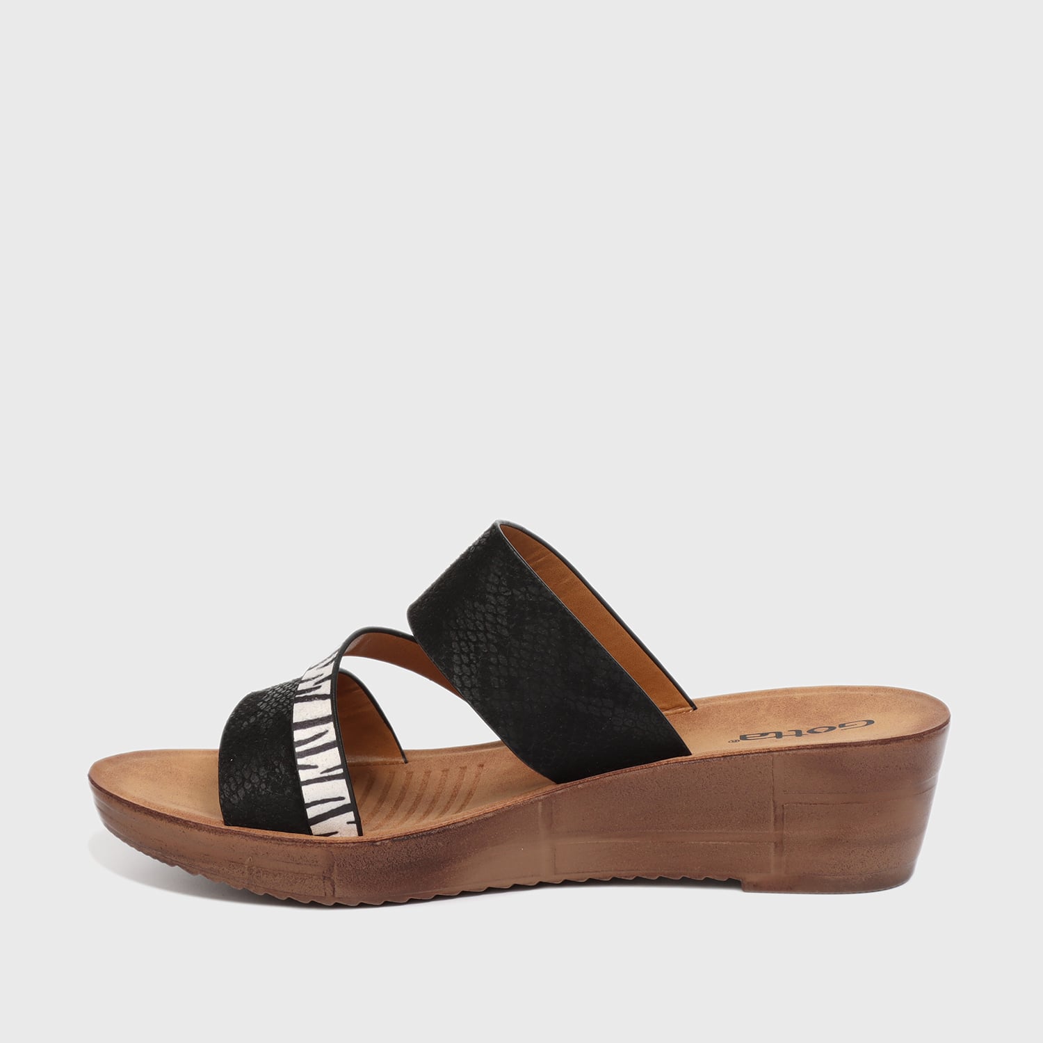 BOTÍN MUJER NEGRO PLATAFORMA 36034 CASUAL - 5