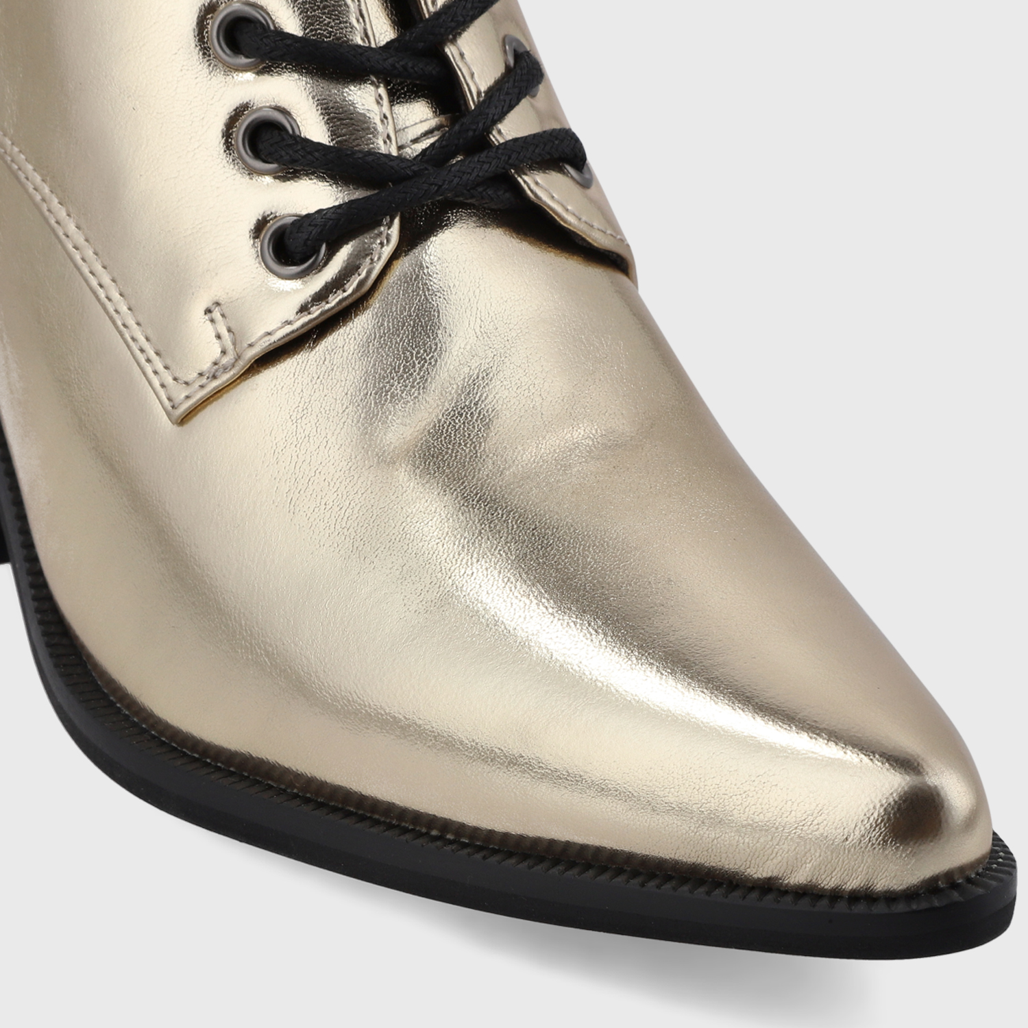 ZAPATO TACO DORADO MUJER 33763 - 6