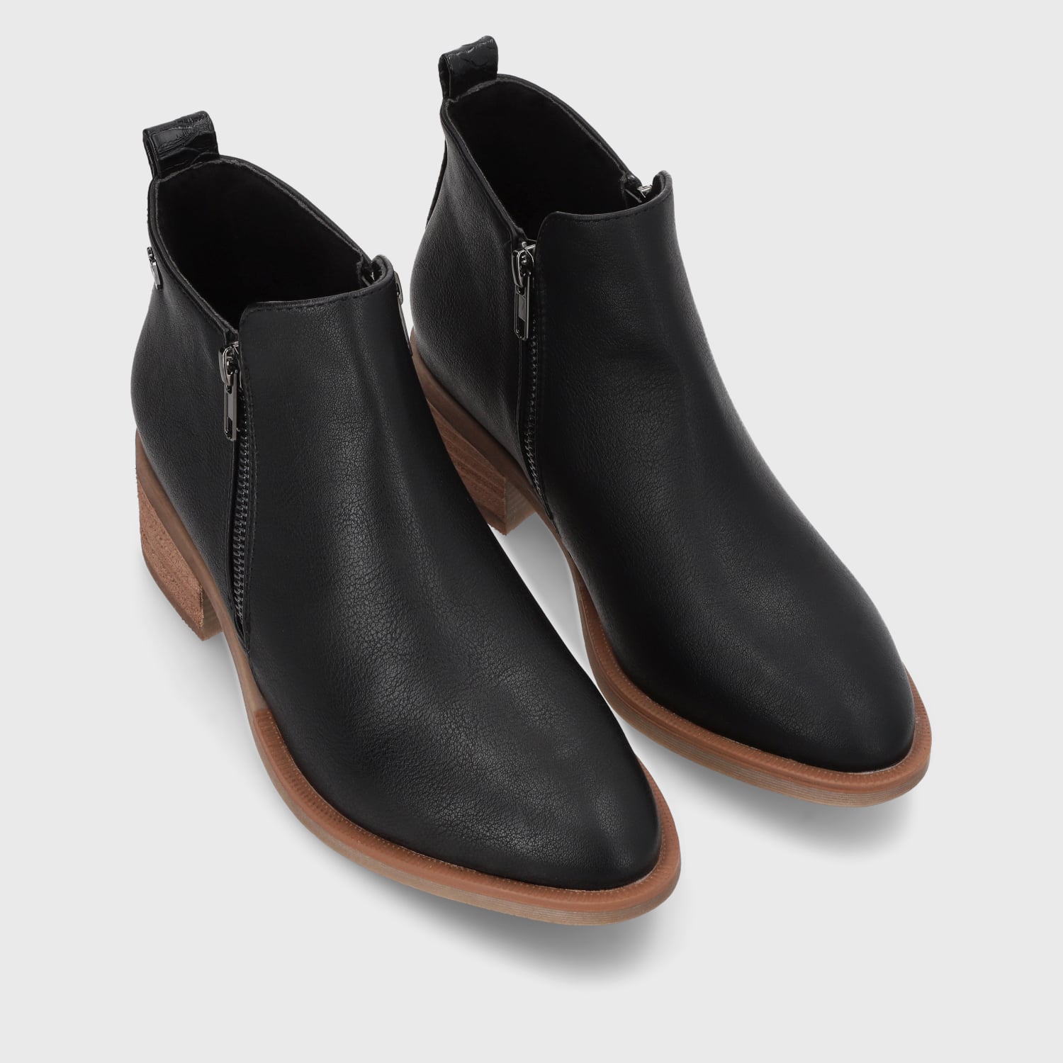 BOTÍN MUJER NEGRO TACO 43101 CASUAL - 3