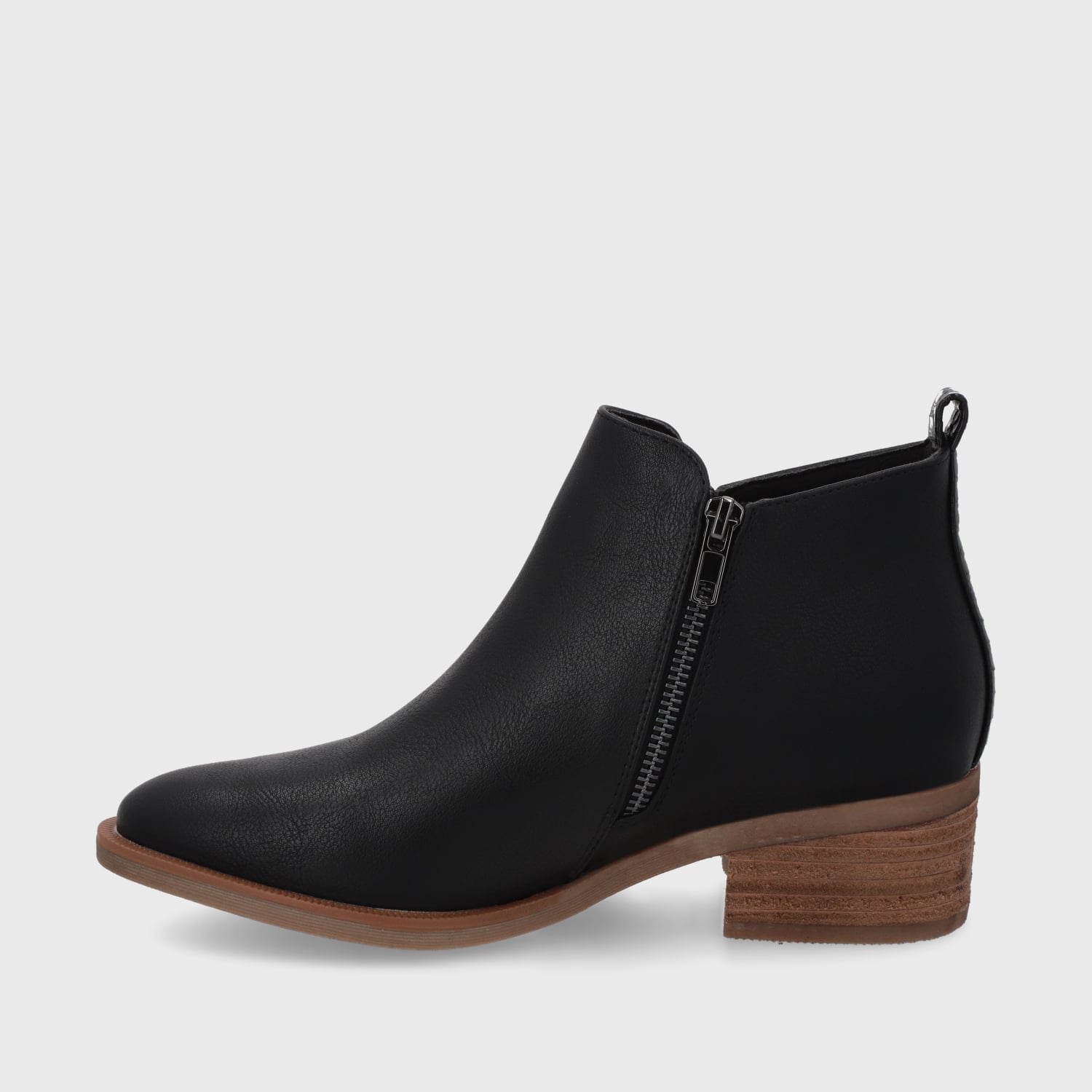 BOTÍN MUJER NEGRO TACO 43101 CASUAL - 4