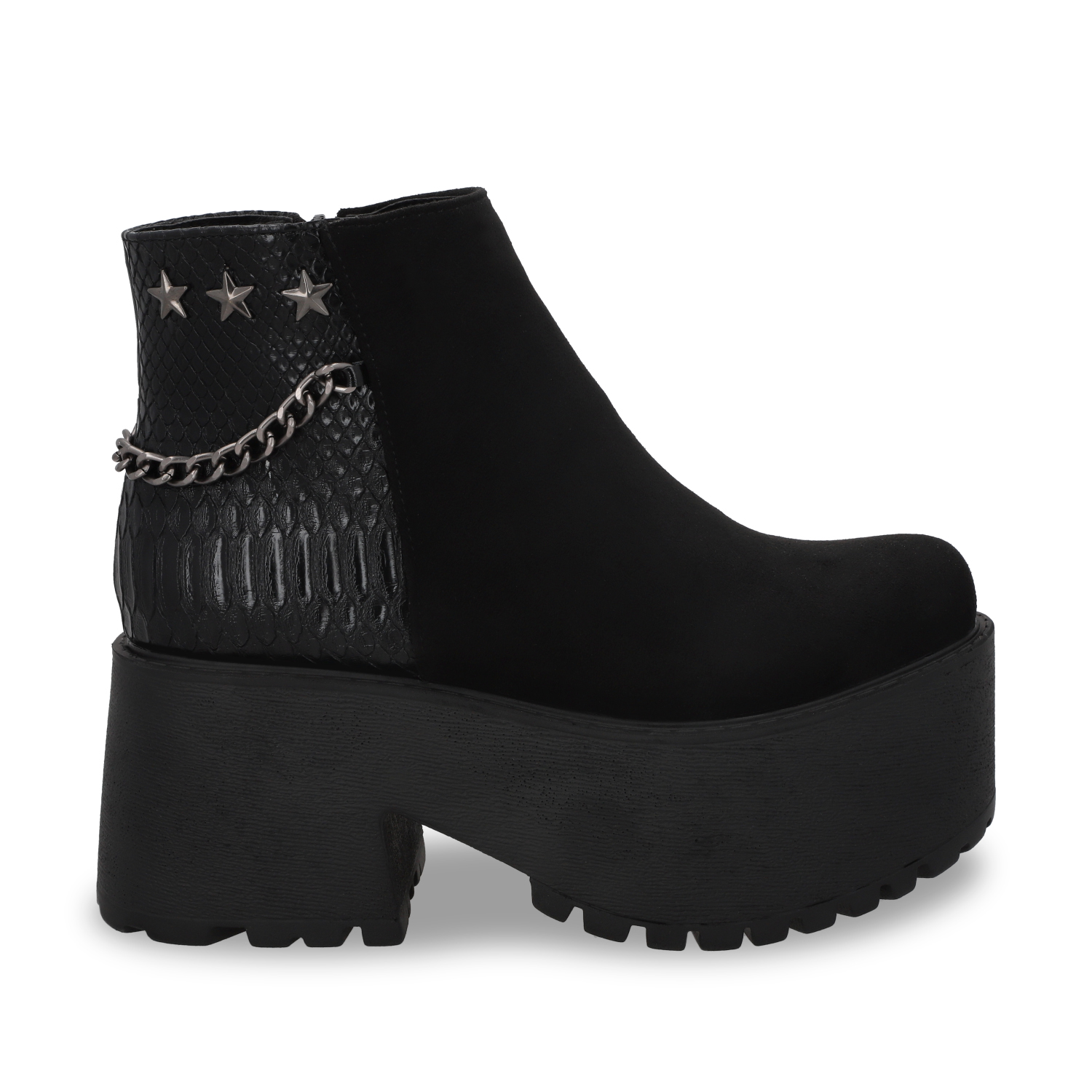 BOTÍN MUJER NEGRO 15173 CASUAL - 1