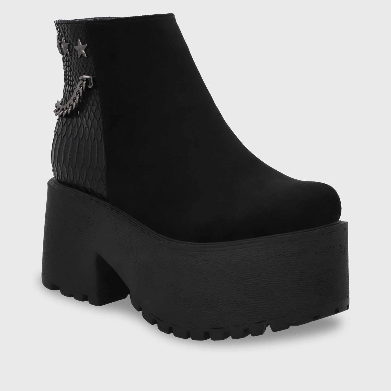 BOTÍN MUJER NEGRO 15173 CASUAL - 2