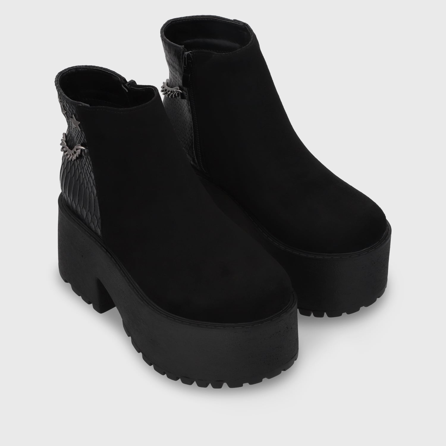 BOTÍN MUJER NEGRO 15173 CASUAL - 3