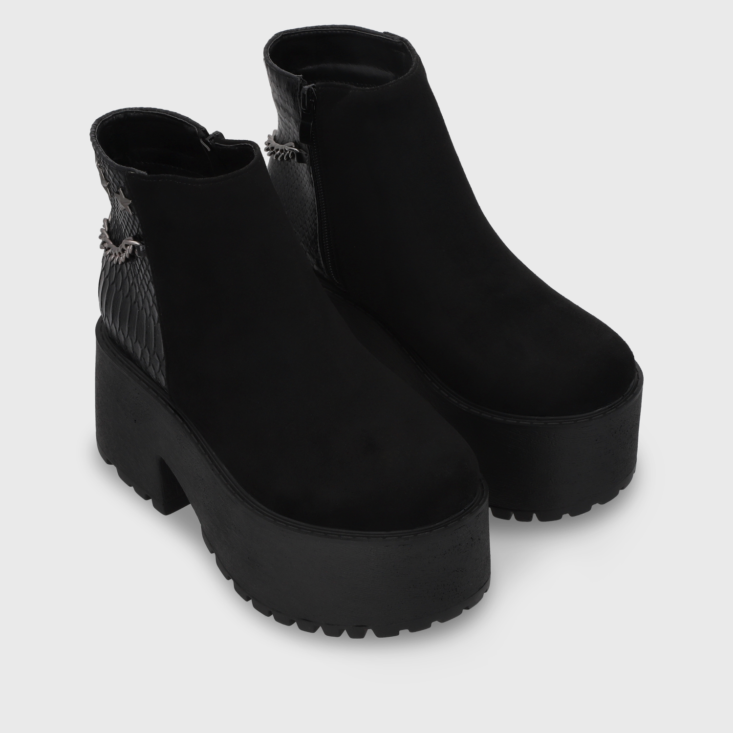BOTÍN MUJER NEGRO 15173 CASUAL - 3