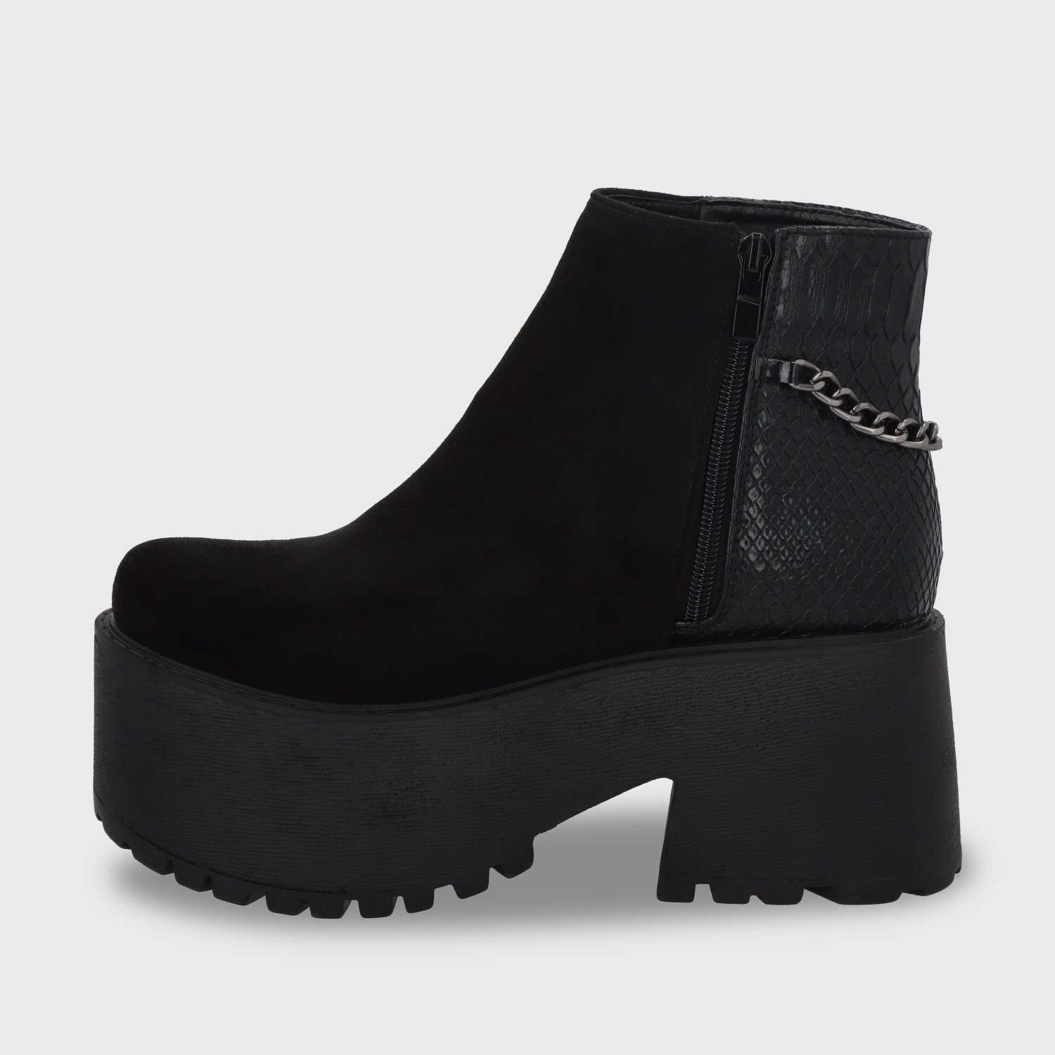 BOTÍN MUJER NEGRO 15173 CASUAL - 4