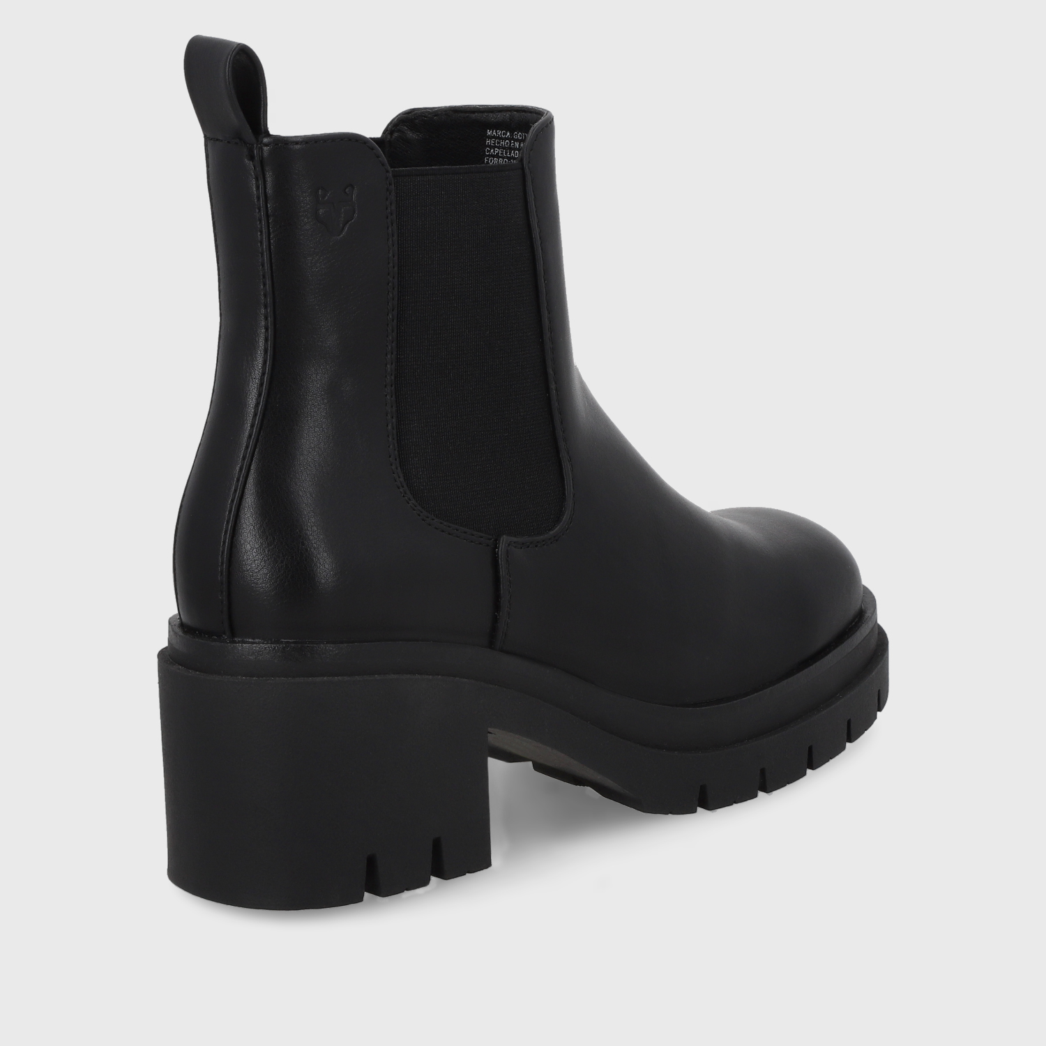BOTÍN MUJER NEGRO 46201 CASUAL - 7