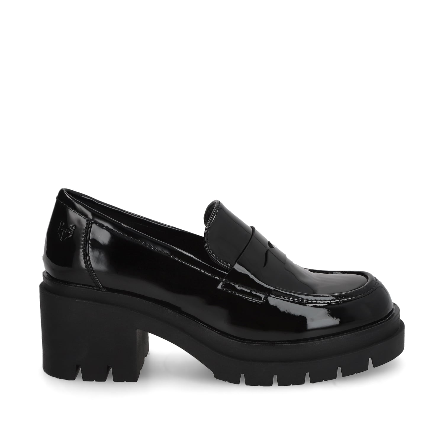 ZAPATO CHAROL NEGRO MUJER 46202 - 1