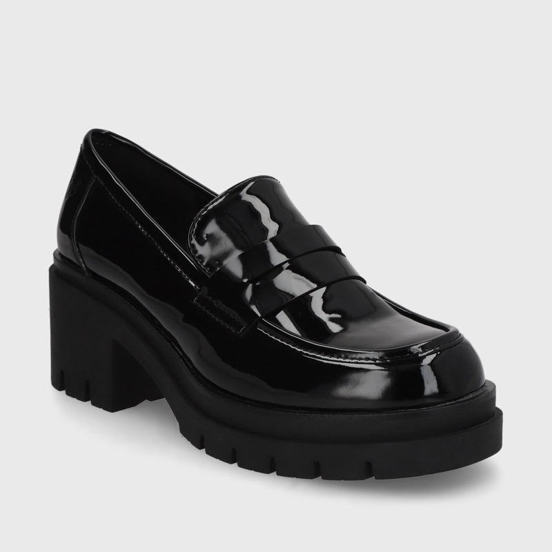 ZAPATO CHAROL NEGRO MUJER 46202 - 3