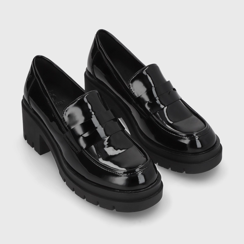 ZAPATO CHAROL NEGRO MUJER 46202 - 4