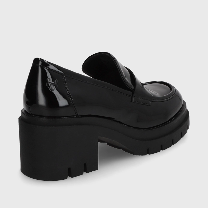 ZAPATO CHAROL NEGRO MUJER 46202 - 6