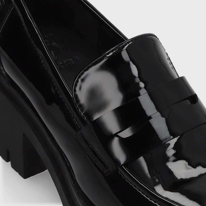 ZAPATO CHAROL NEGRO MUJER 46202 - 7
