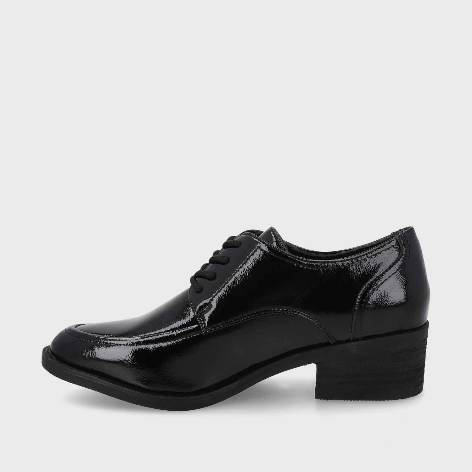 ZAPATO CHAROL NEGRO MUJER 43107 - 2