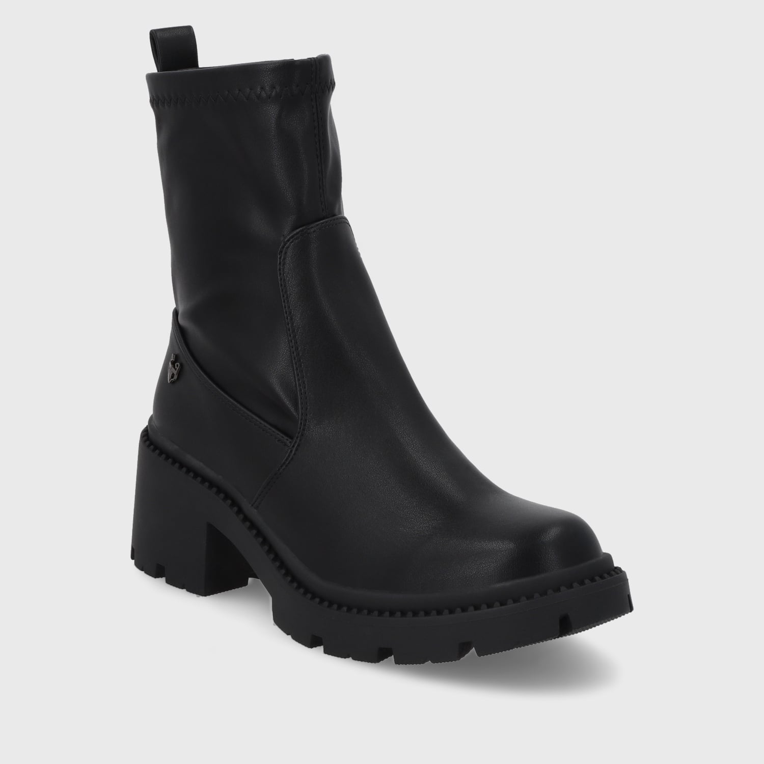 BOTÍN MUJER NEGRO TACO 45741 CASUAL - 2