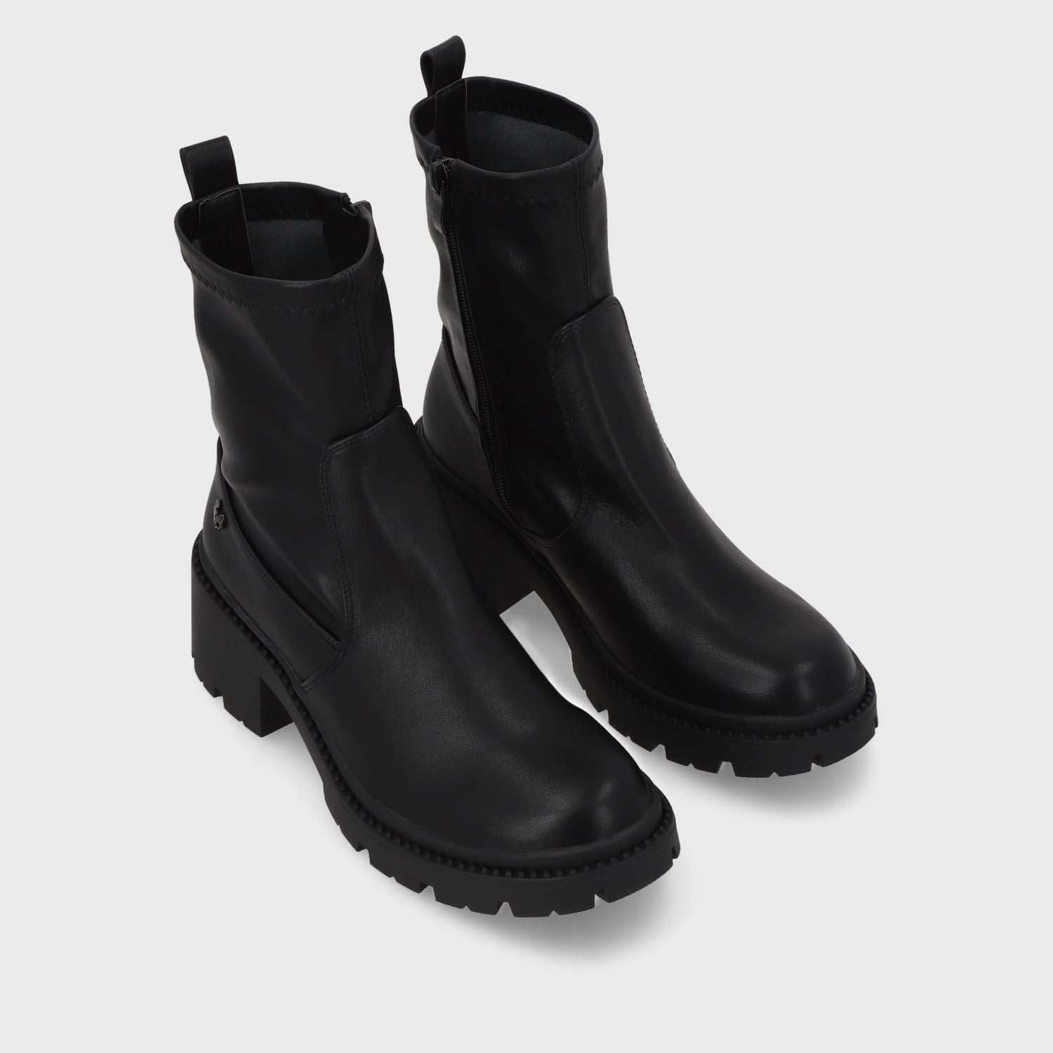 BOTÍN MUJER NEGRO TACO 45741 CASUAL - 3