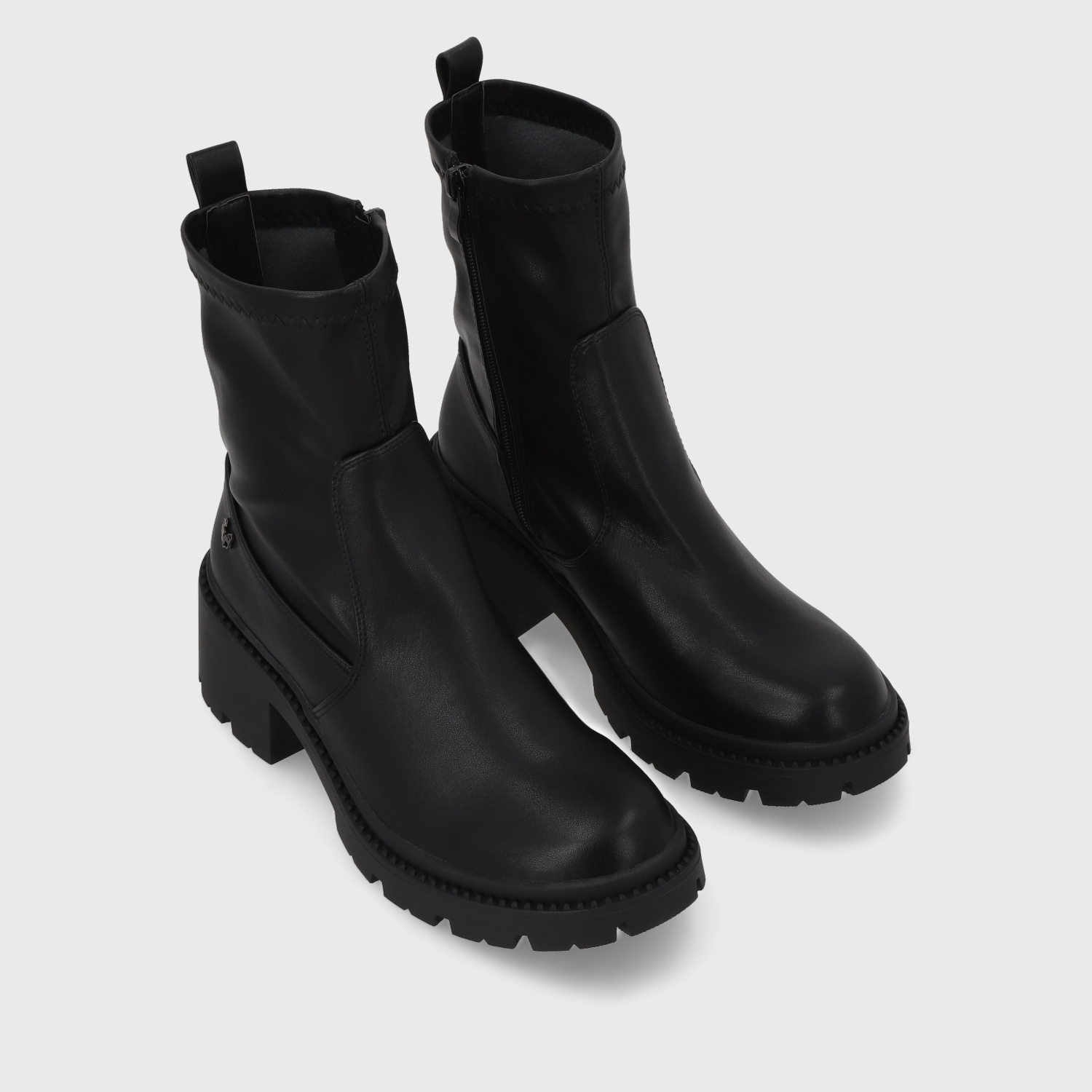 BOTÍN MUJER NEGRO TACO 45741 CASUAL - 3