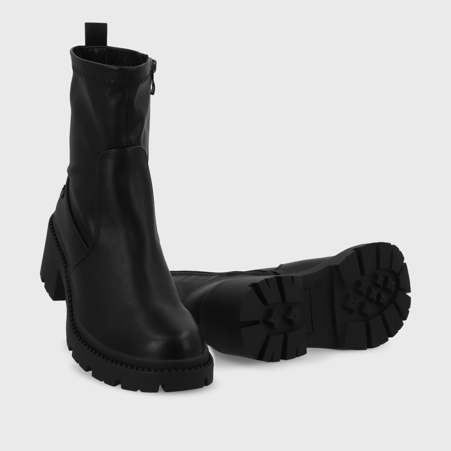 BOTÍN MUJER NEGRO TACO 45741 CASUAL - 7