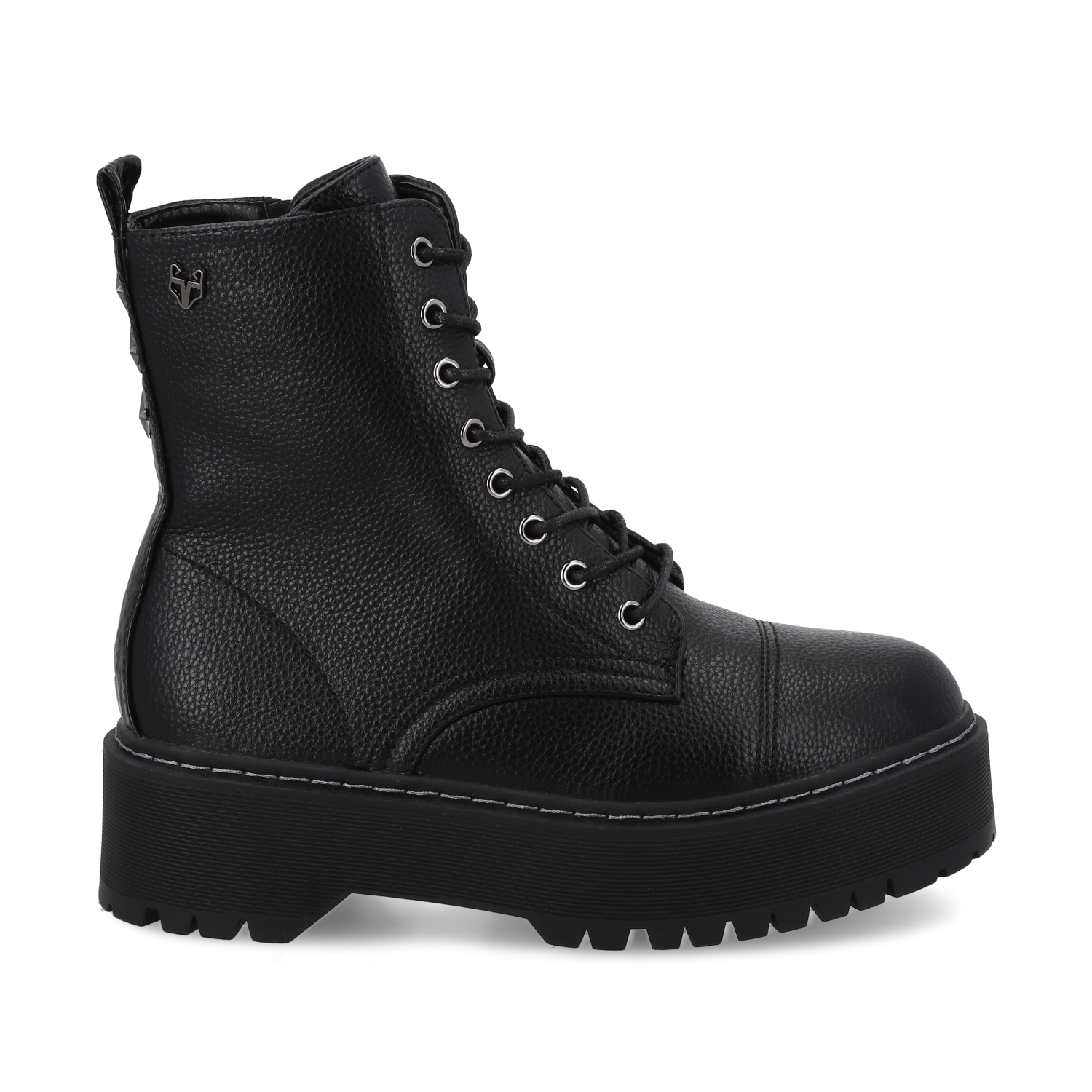 BOTÍN MUJER NEGRO PLATAFORMA 45762 CASUAL - 1