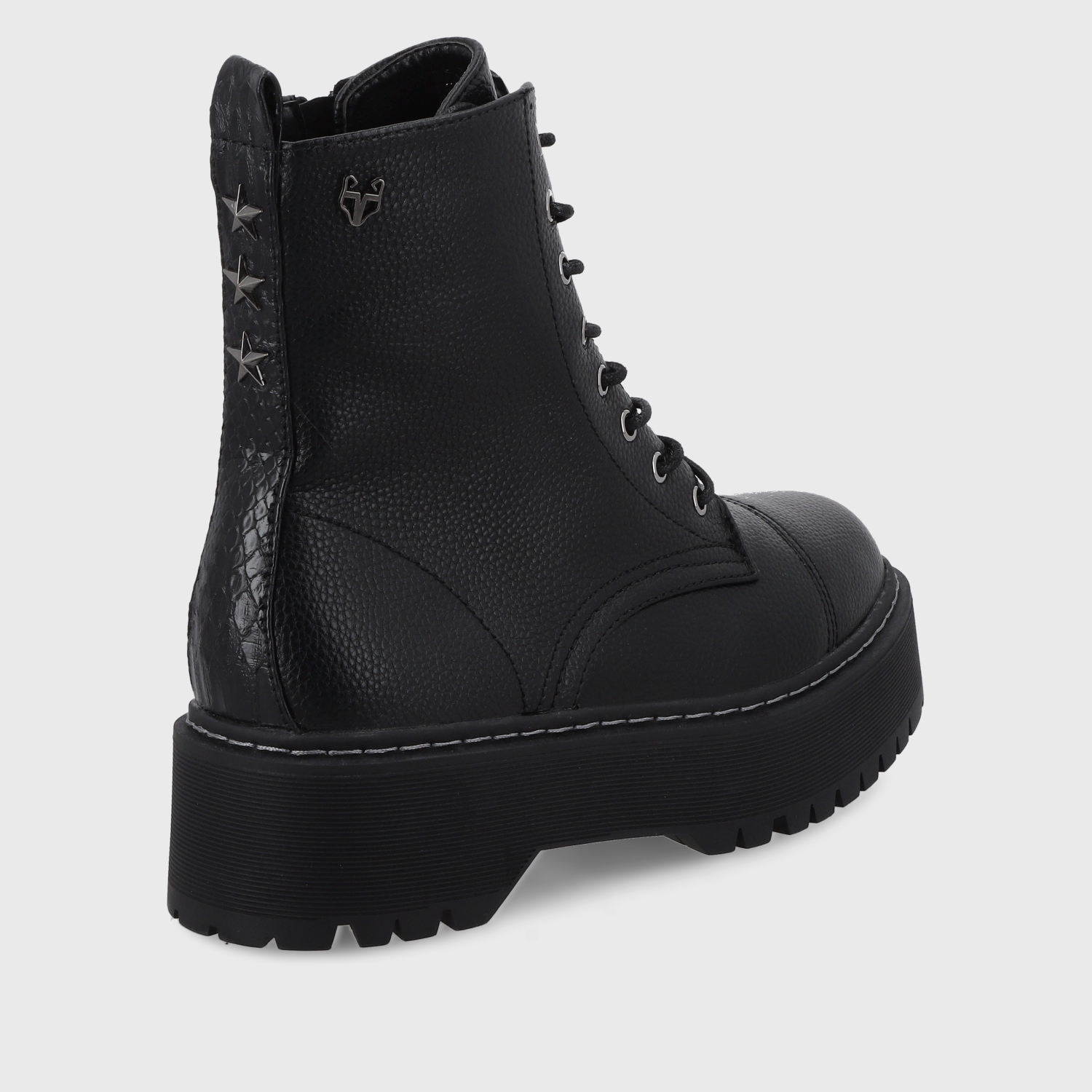BOTÍN MUJER NEGRO PLATAFORMA 45762 CASUAL - 5