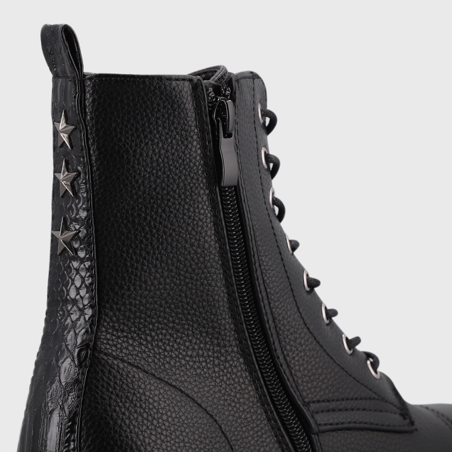 BOTÍN MUJER NEGRO PLATAFORMA 45762 CASUAL - 6