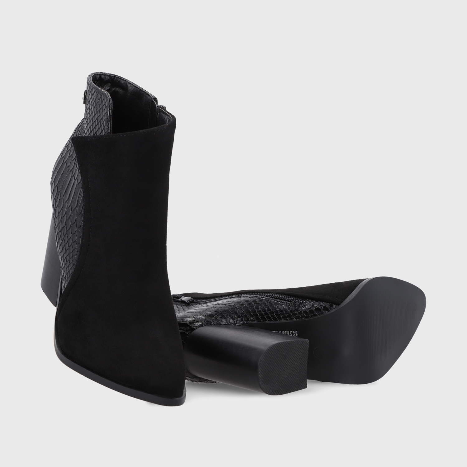 BOTÍN MUJER NEGRO TACO 35552 CASUAL - 7