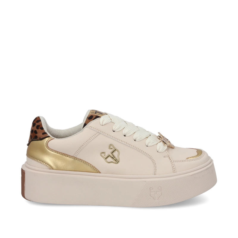 ZAPATILLA BEIGE MUJER 43046 - 1