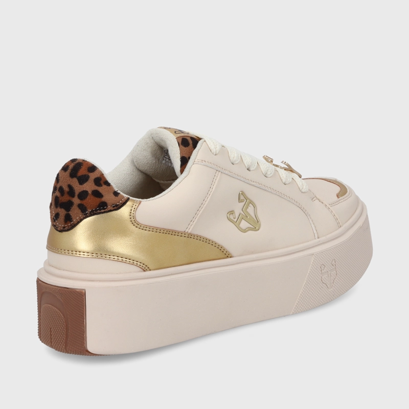 ZAPATILLA BEIGE MUJER 43046 - 3