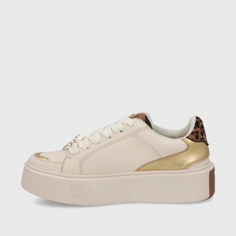 ZAPATILLA BEIGE MUJER 43046 - 5