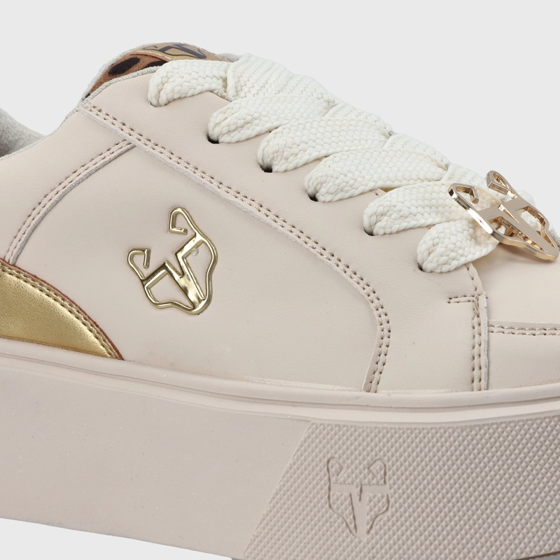 ZAPATILLA BEIGE MUJER 43046 - 6