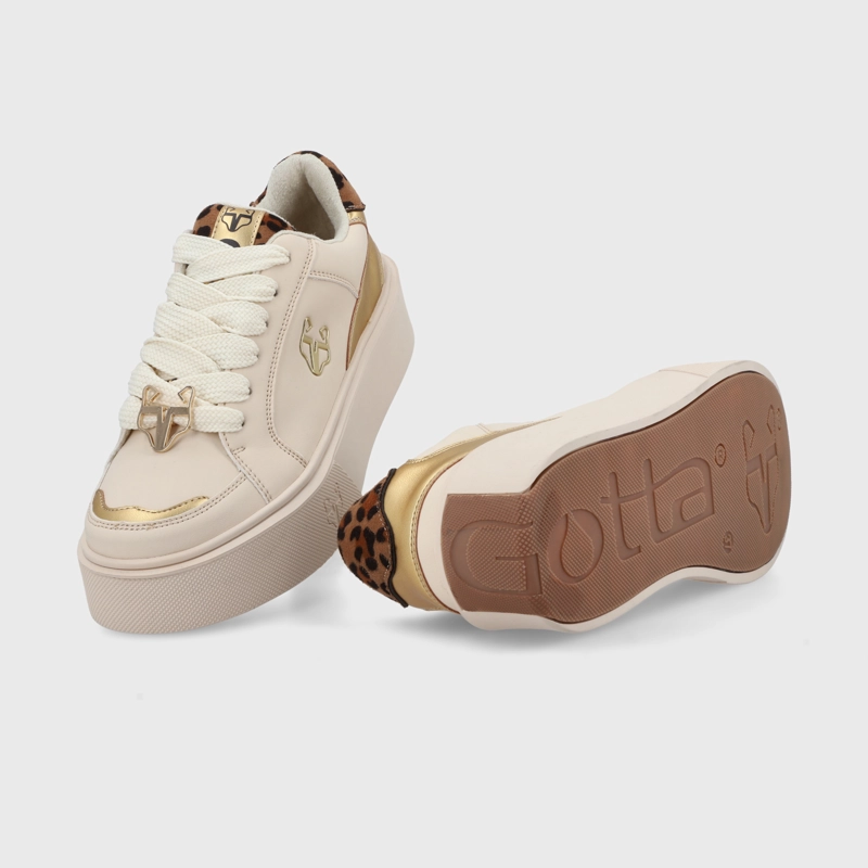 ZAPATILLA BEIGE MUJER 43046 - 7