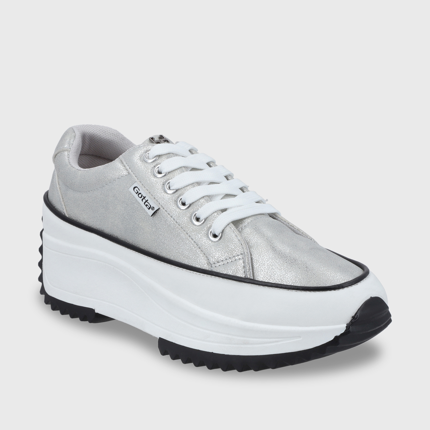ZAPATILLA PLATEADA MUJER 25970 - 2