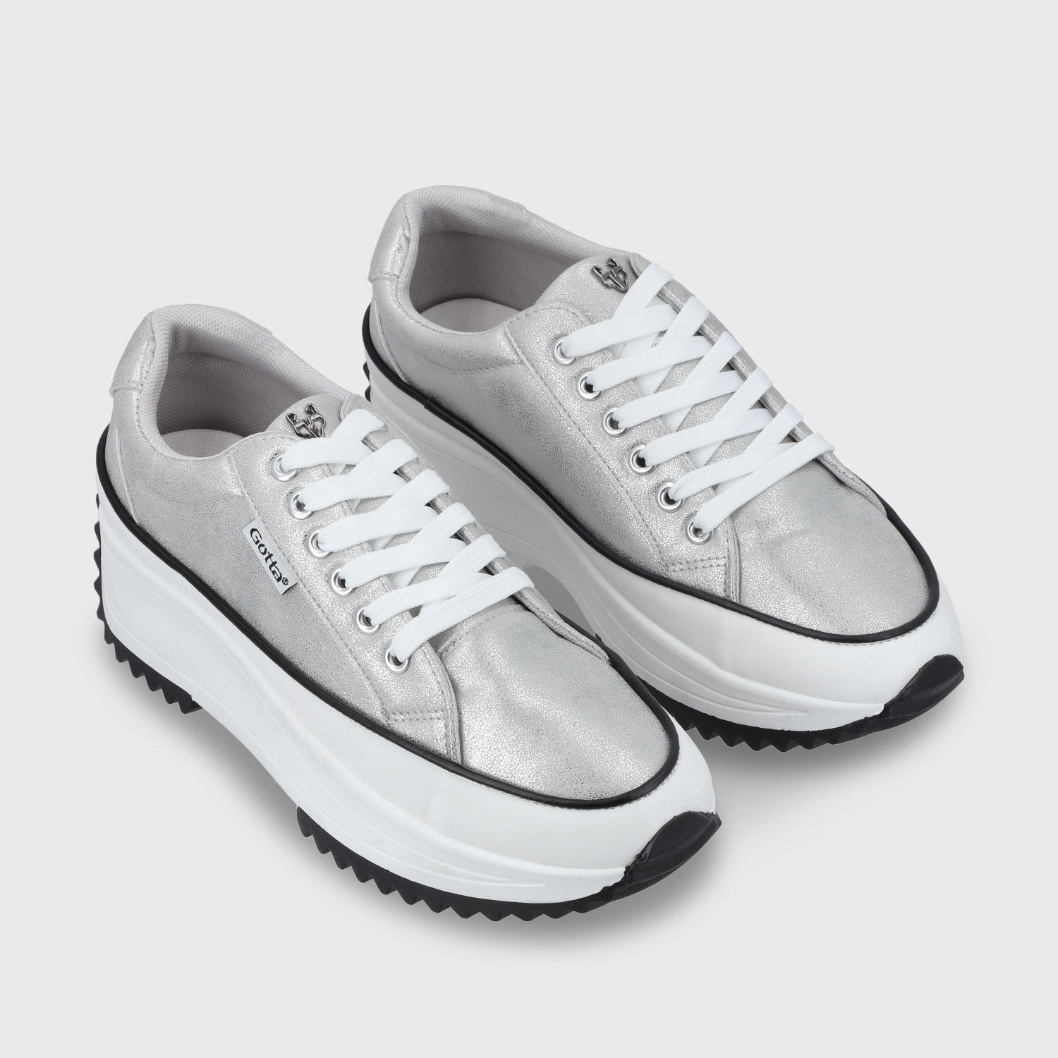 ZAPATILLA PLATEADA MUJER 25970 - 4