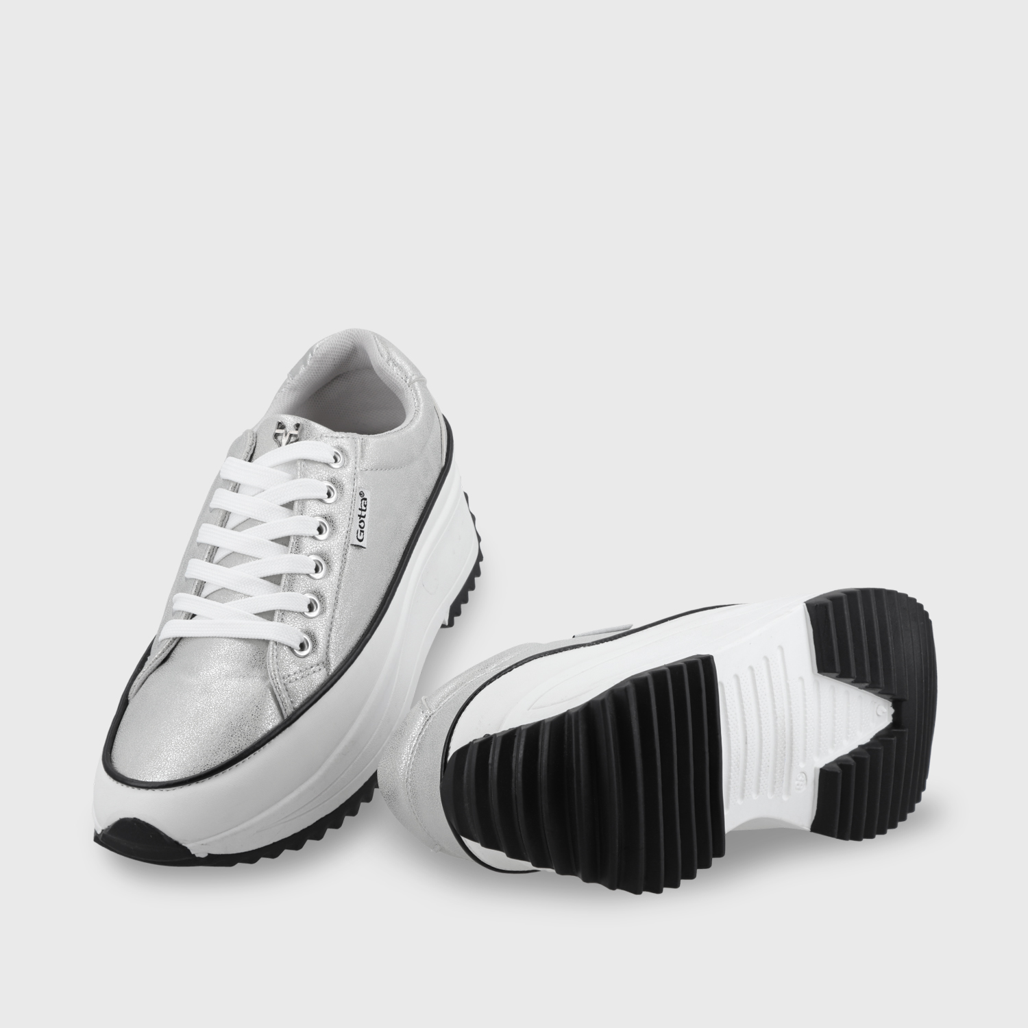 ZAPATILLA PLATEADA MUJER 25970 - 7
