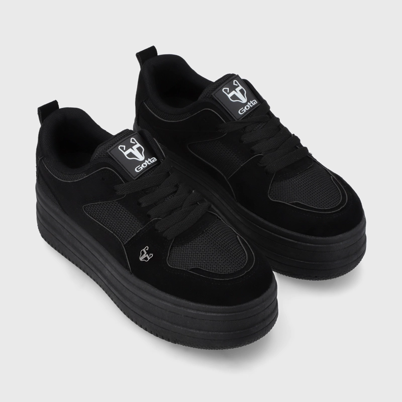ZAPATILLA PLATAFORMA NEGRA MUJER 38562 - 3