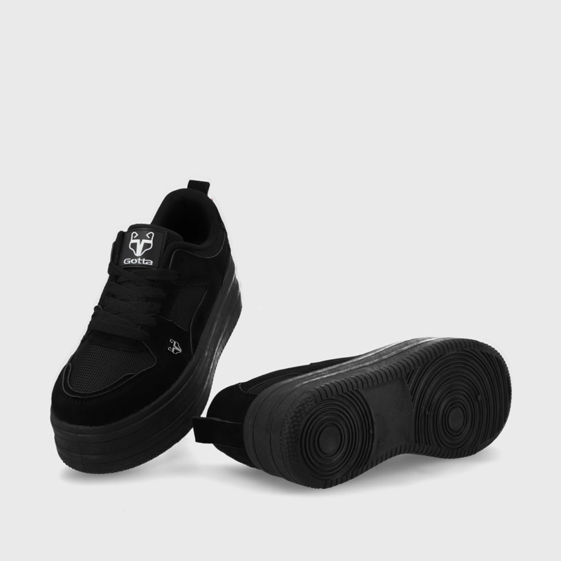 ZAPATILLA PLATAFORMA NEGRA MUJER 38562 - 6