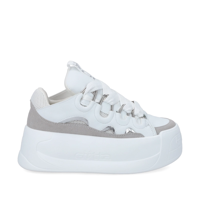 ZAPATILLA BLANCA MUJER C732A - 1