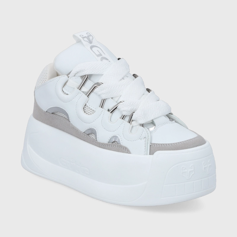 ZAPATILLA BLANCA MUJER C732A - 2