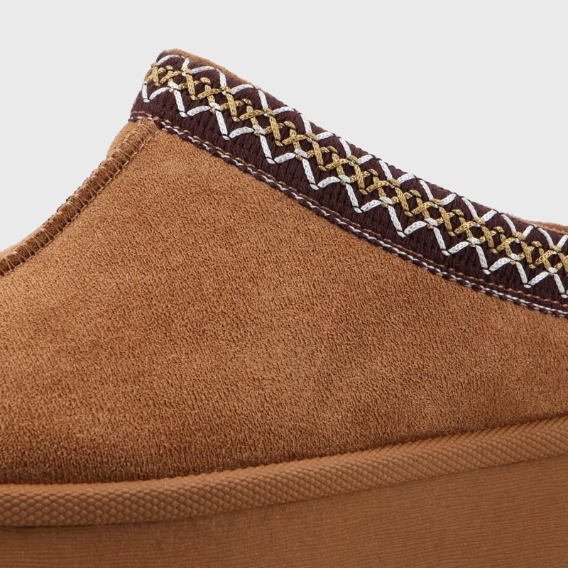 PANTUFLA MUJER GOTTA MICROFIBRA CAMEL PLATAFORMA 48112 - 7