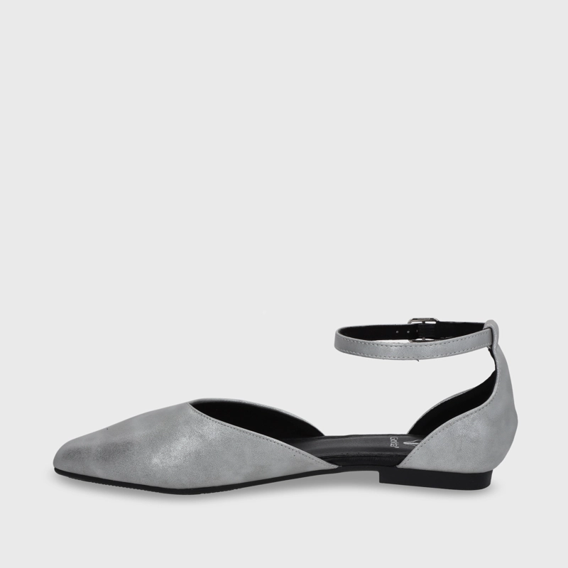 BALLERINA PLANO PLATEADO MUJER 54010 - 5