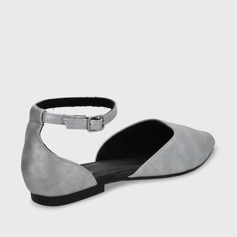 BALLERINA PLANO PLATEADO MUJER 54010 - 6