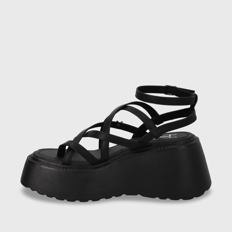 SANDALIA PLATAFORMA NEGRA MUJER GOTTA 53722 - 5
