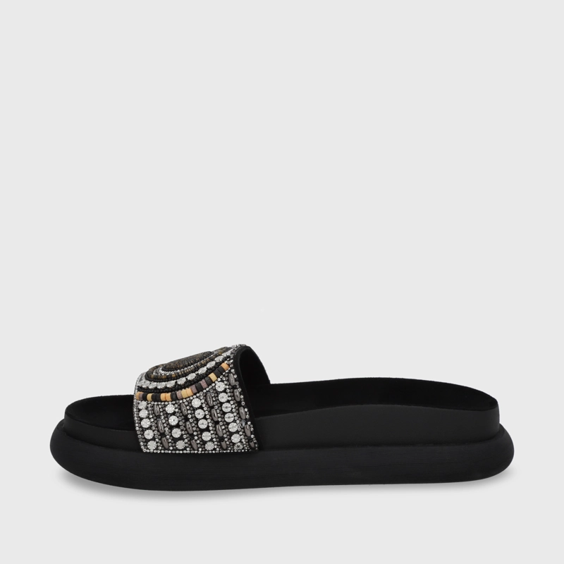 SANDALIA PLANA MUJER GOTTA NEGRA 53704 - 5