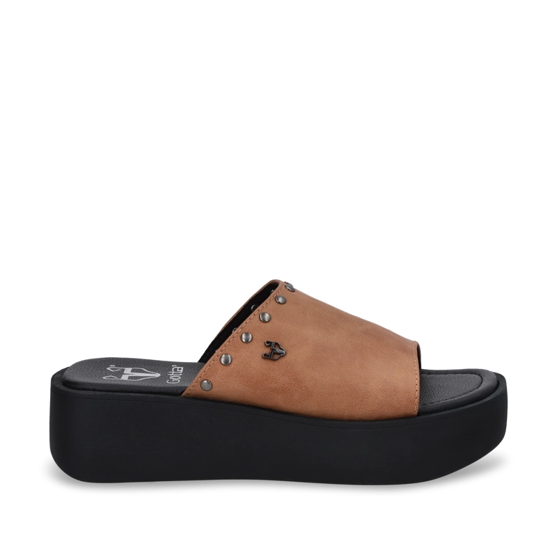 SANDALIA PLATAFORMA MUJER GOTTA CAMEL 53730 - 1