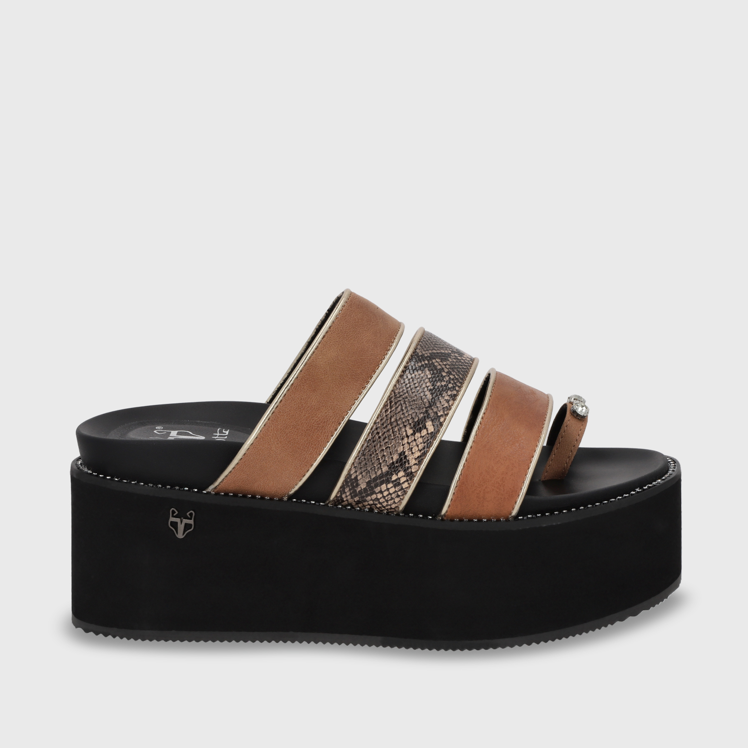 SANDALIA PLATAFORMA MUJER GOTTA BEIGE 15662 - 2