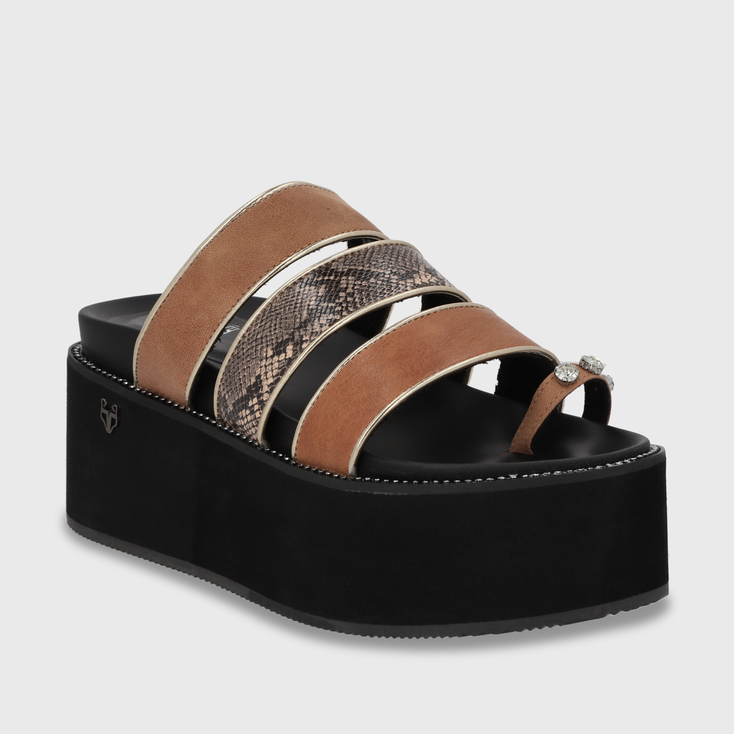 SANDALIA PLATAFORMA MUJER GOTTA BEIGE 15662 - 3