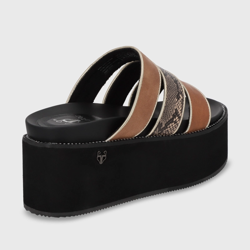 SANDALIA PLATAFORMA MUJER GOTTA BEIGE 15662 - 6