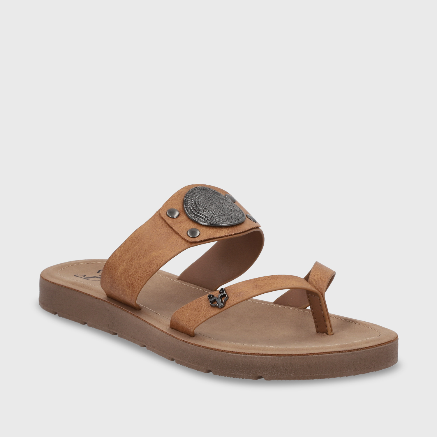 SANDALIA PLANO MUJER GOTTA CAMEL 13256 - 3