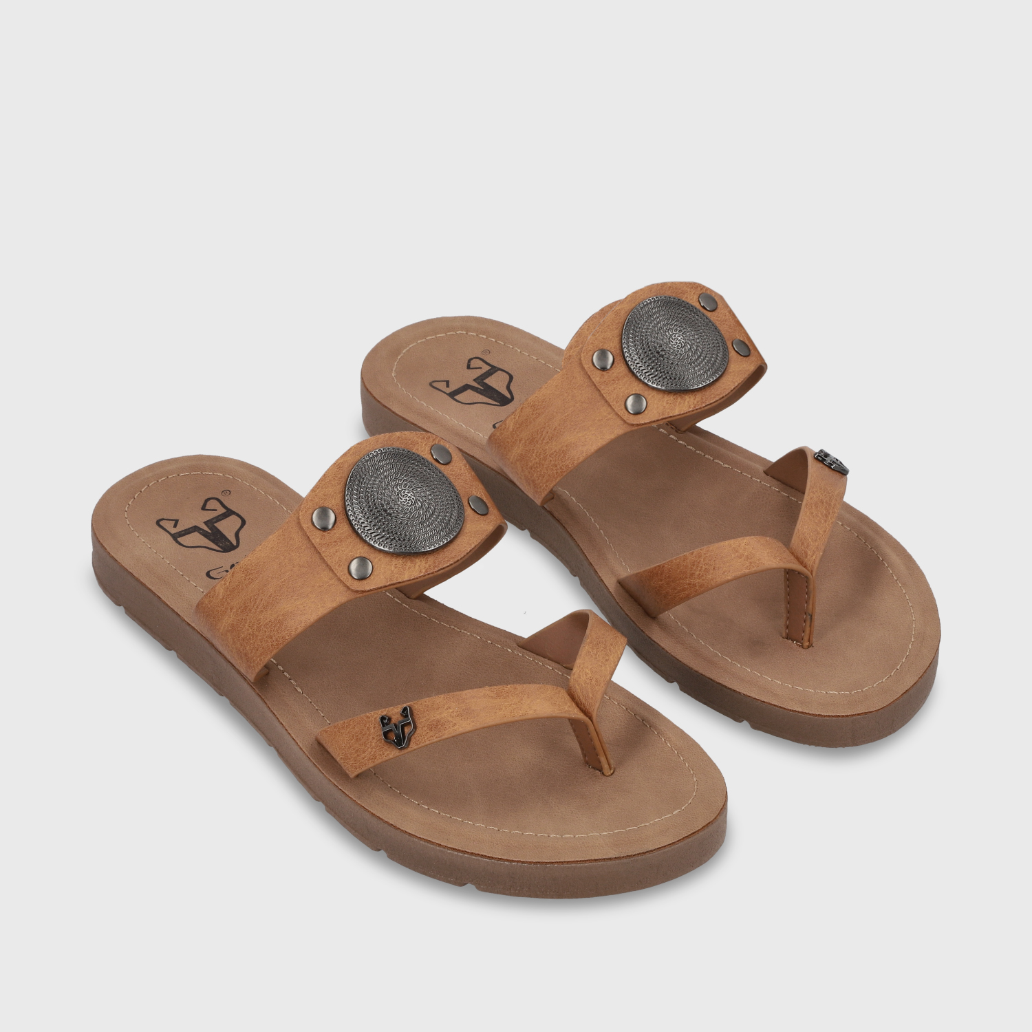 SANDALIA PLANO MUJER GOTTA CAMEL 13256 - 4