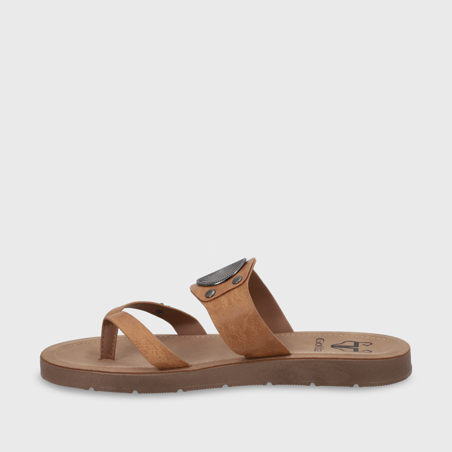 SANDALIA PLANO MUJER GOTTA CAMEL 13256 - 5