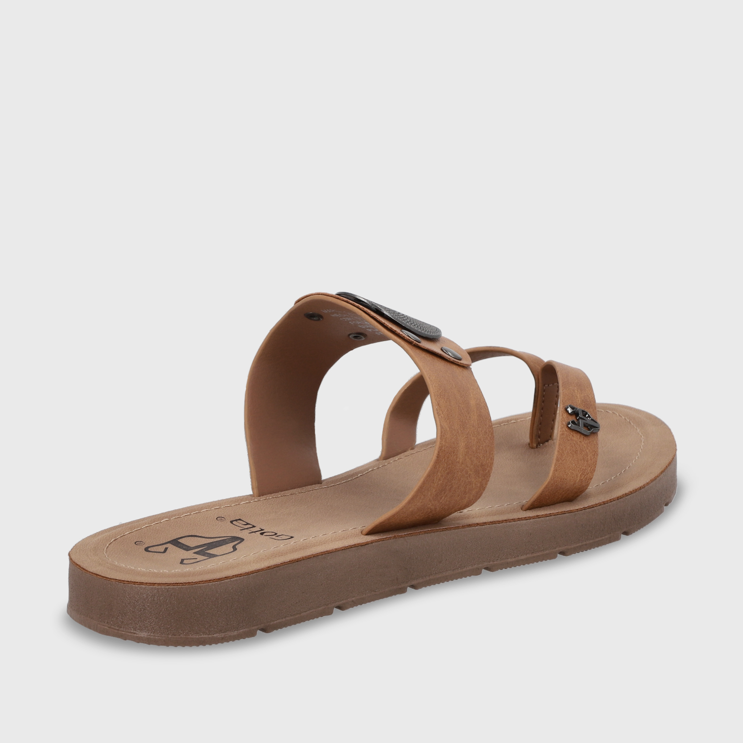 SANDALIA PLANO MUJER GOTTA CAMEL 13256 - 6